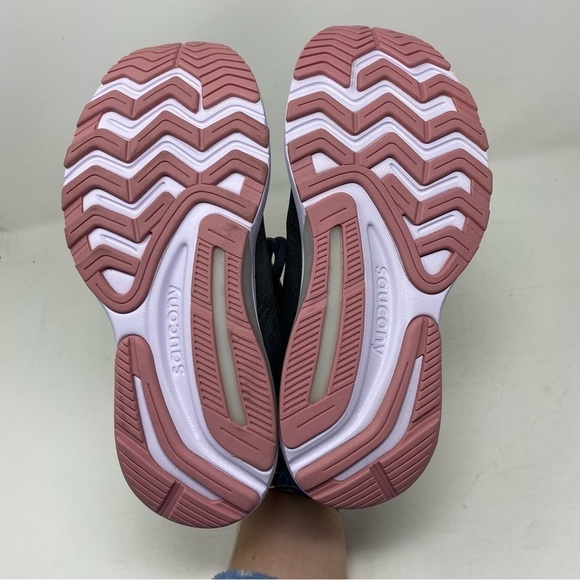 Saucony Guide 14 Women's Running Charcoal, Rose S10654-45 - Picture 6 of 7